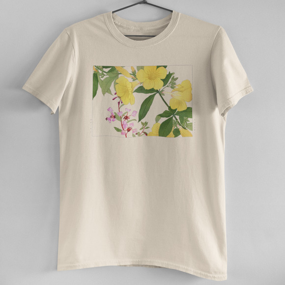 Tops - Vintage Clarkia & Allamanda Flower Tee